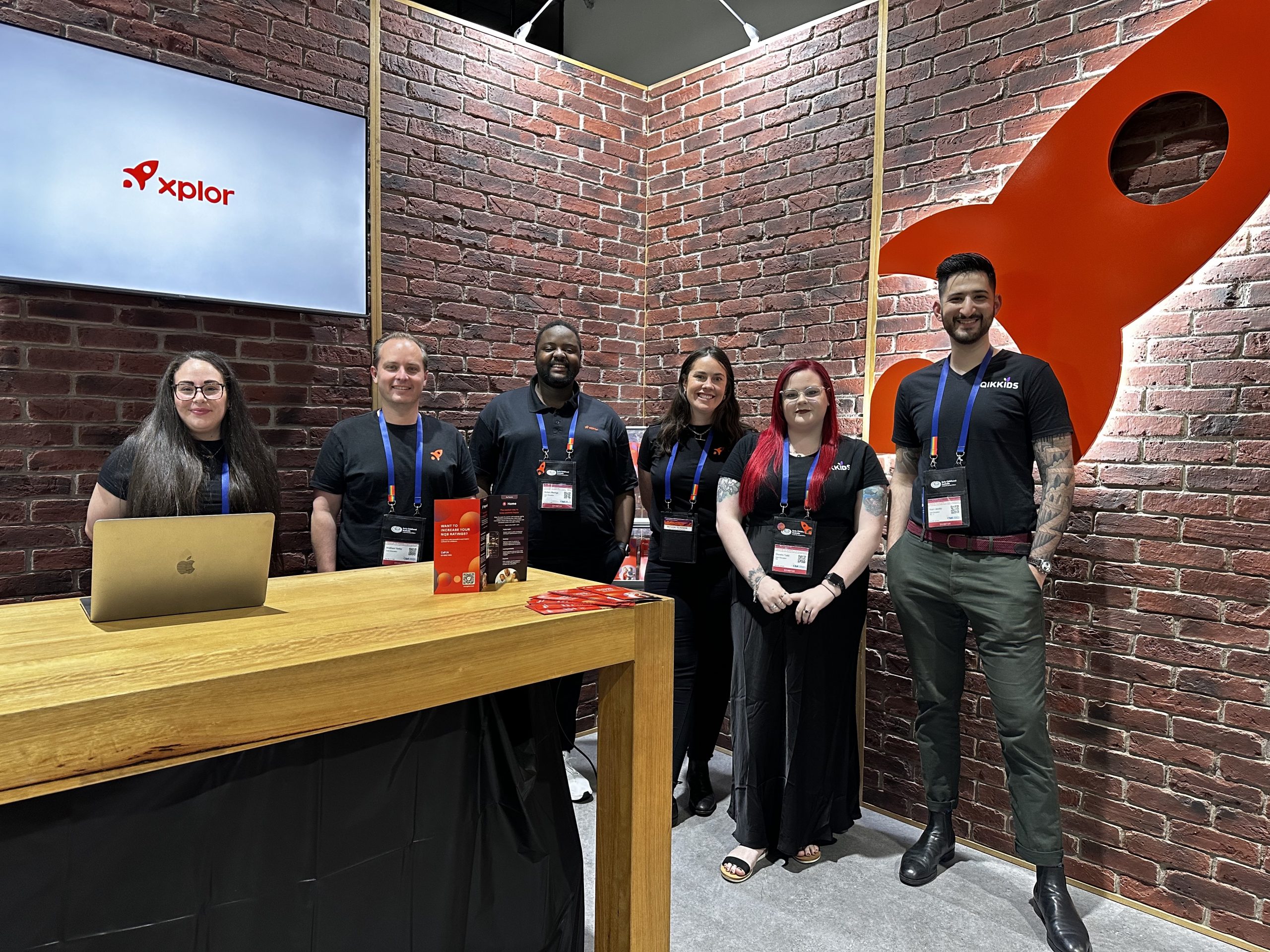 Members of the Xplor and QikKids team at ECA 2022