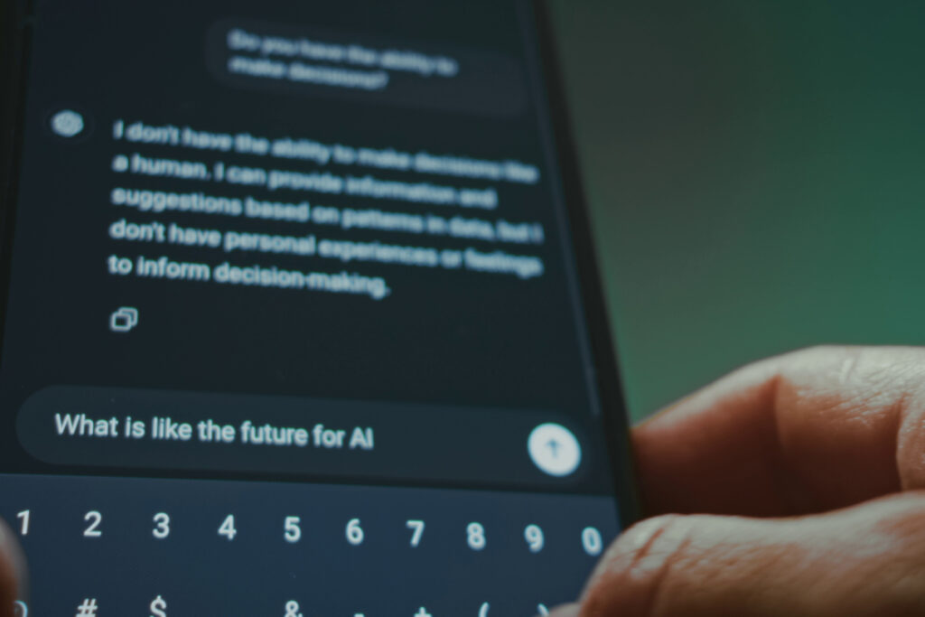 Screenshot of ChatGPT, with someone trying to determine the best ways of navigating AI in ECEC